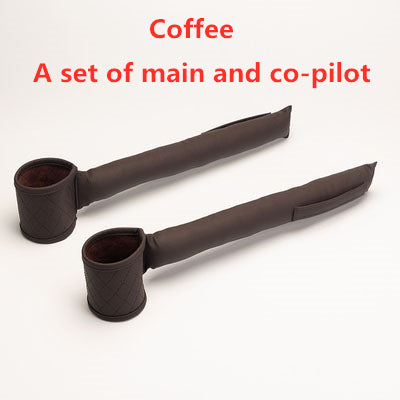 Leather Car Seat Gap Filler - Premium Storage Organizer with Dual Pockets
