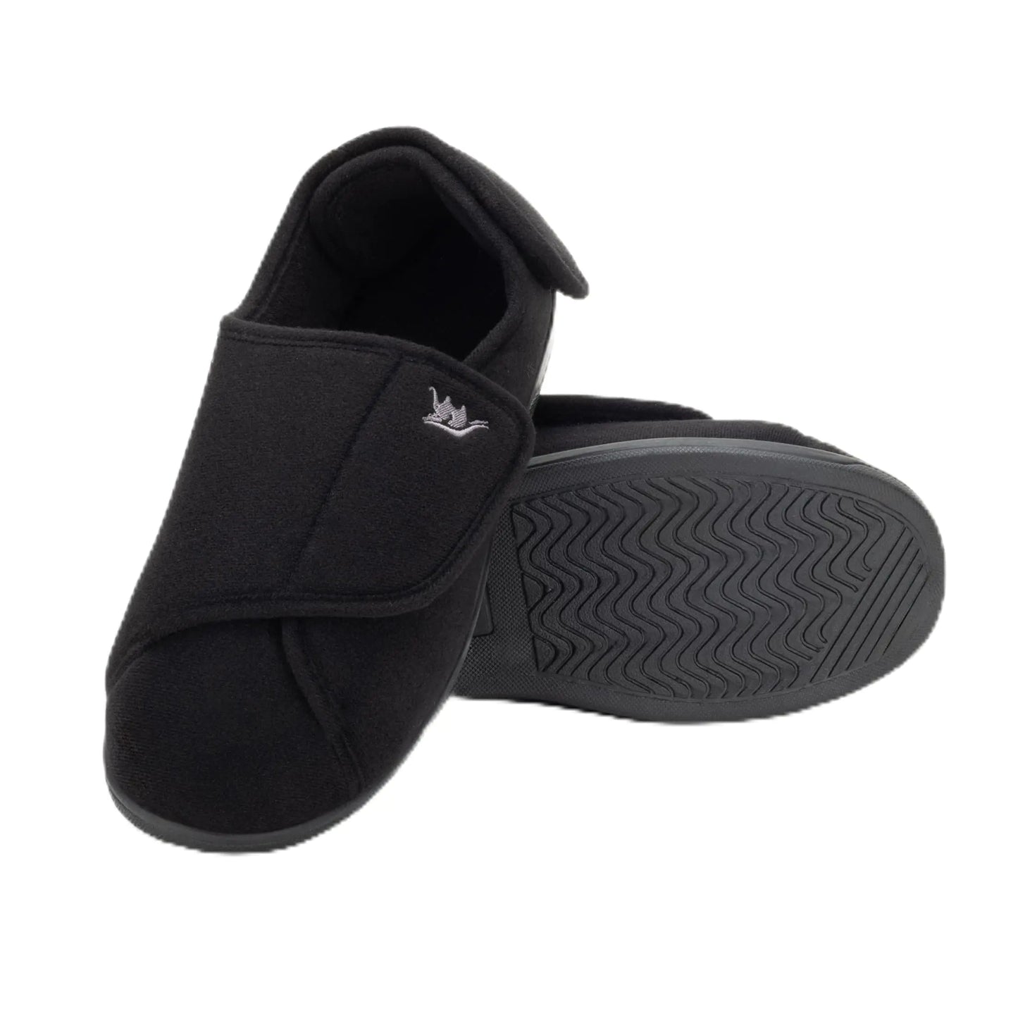 Diabetic Slippers for Women - Swollen Feet Relief Shoes with Velcro Closure