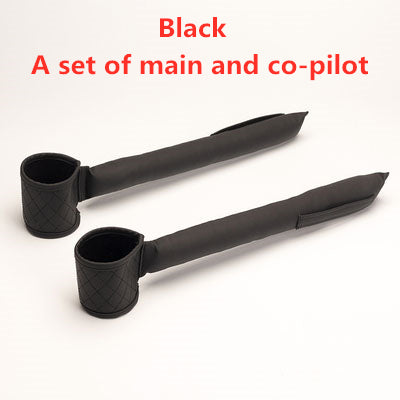 Leather Car Seat Gap Filler - Premium Storage Organizer with Dual Pockets